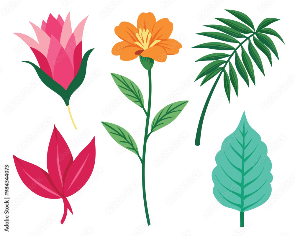 set of flower set of flower