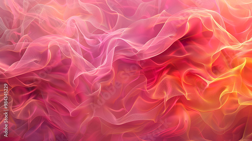 Pink and white wave abstract energy background, flowing dynamic design with soft gradient colors and motion blur, perfect for digital wallpapers, presentations, and futuristic graphics