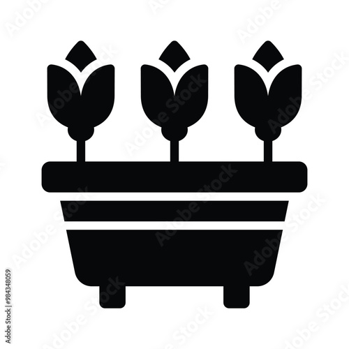 Potted plants, perfect for decorating patios, windowsills, and indoor spaces