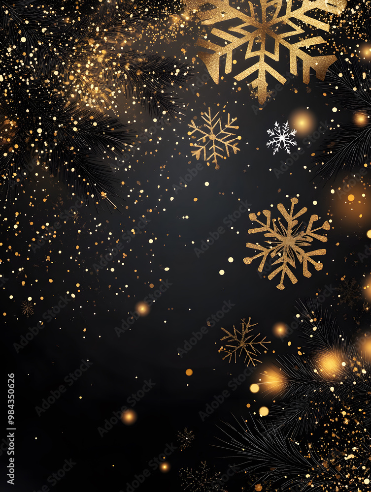 Christmas and New Year-themed graphic background Christmas and New Year-themed graphic background