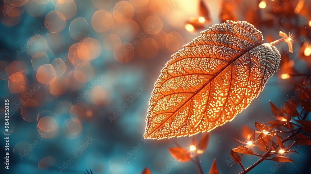 A single yellow leaf against the background of an autumn forest. The image evokes a calm and serene mood as the leaves fall gently and create a natural A single yellow leaf against the background of an autumn forest. The image evokes a calm and serene mood as the leaves fall gently and create a natural