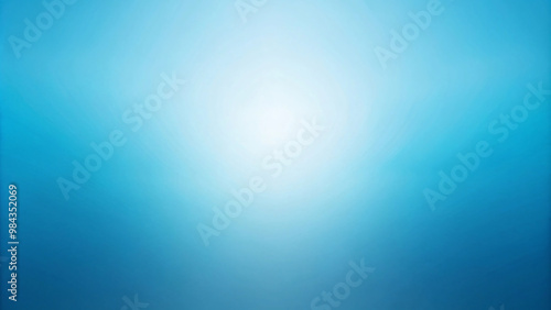 Abstract underwater illustration of blue water with sunlight rays penetrating the surface photo