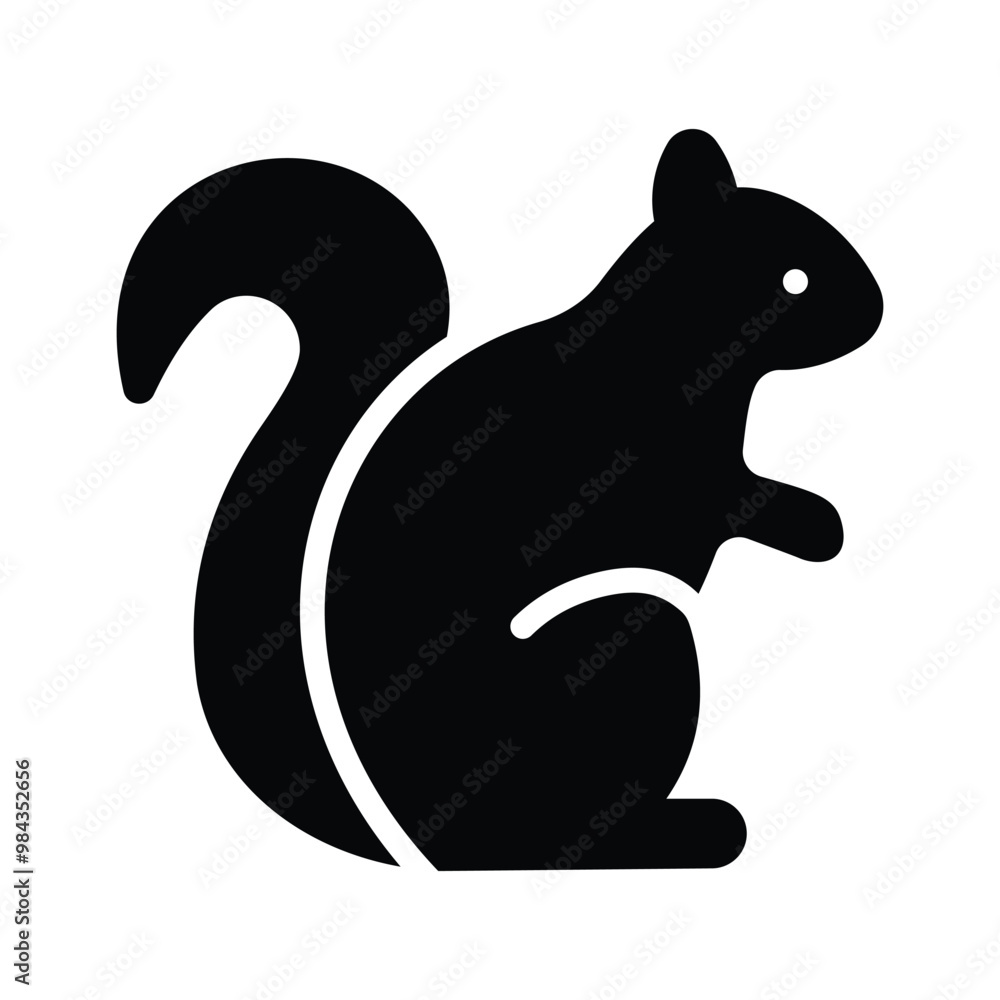 A cute squirrel, adding charm and life to your garden A cute squirrel, adding charm and life to your garden