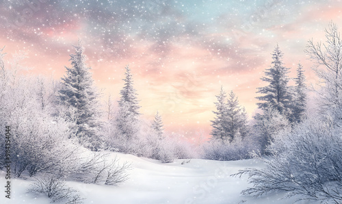 Wallpaper Mural Christmas and New Year-themed graphic background Torontodigital.ca