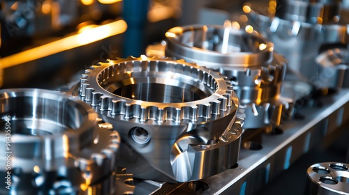 Highprecision CNC machining of metal parts