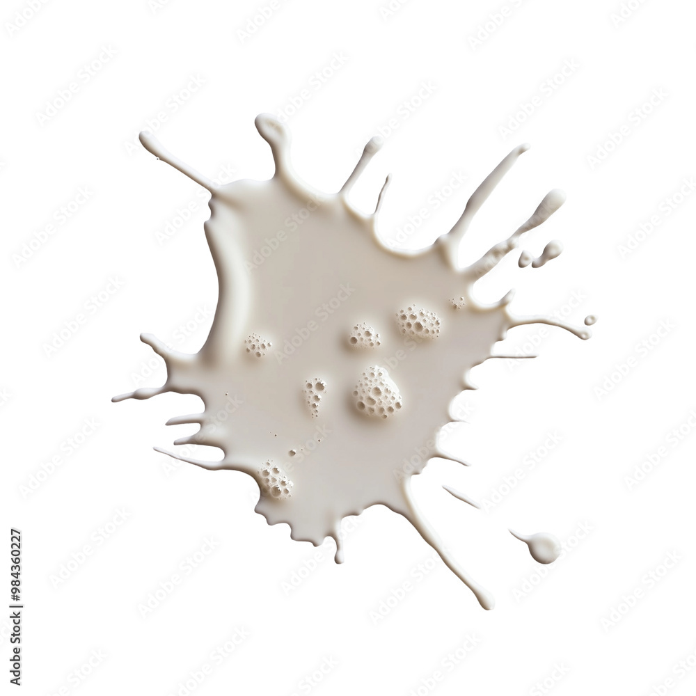 Milk blot isolated. Milk blot isolated.