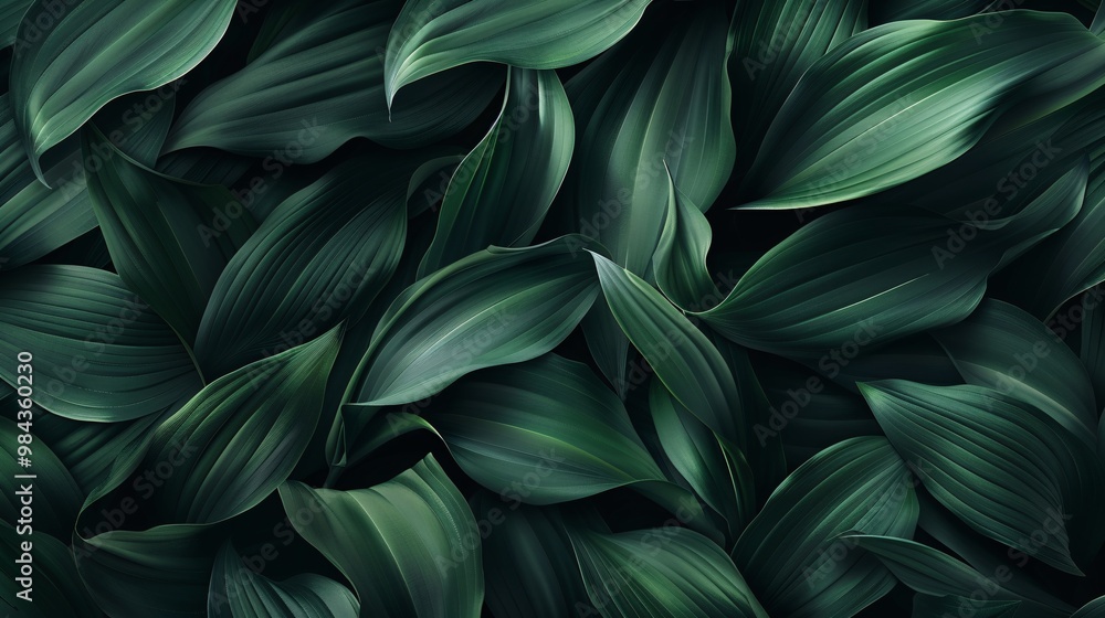 Abstract leaves in the background, a pattern that echoes nature's art. Green decoration, a depiction of leaf textures and colors. Abstract leaves in the background, a pattern that echoes nature's art. Green decoration, a depiction of leaf textures and colors.