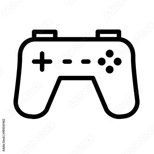 gamepad icon - simple line icon