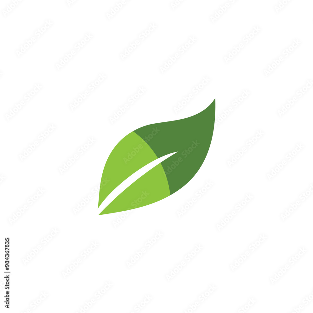 Natural leaf logo icon illustration Natural leaf logo icon illustration