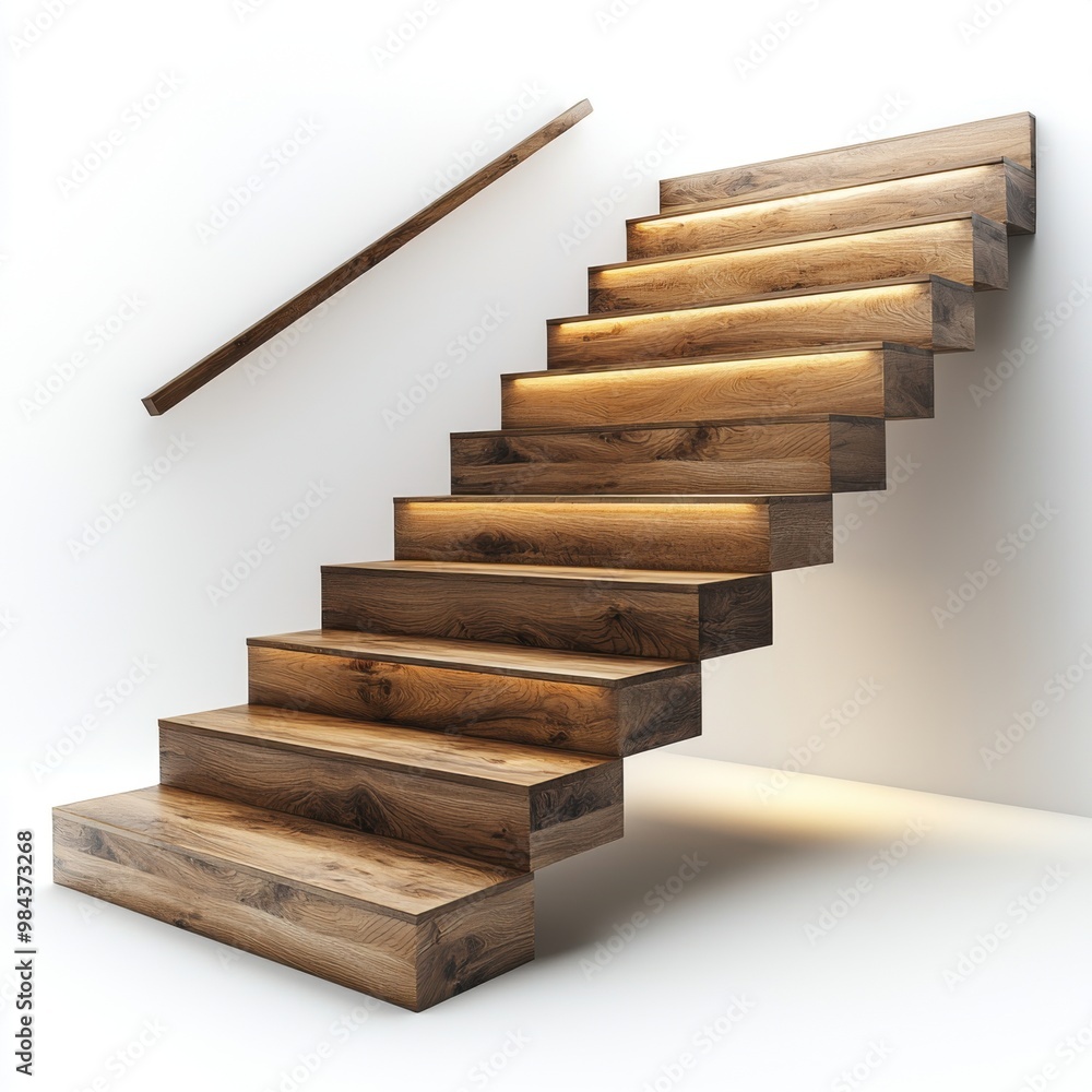 Burnt stairs in minimalist style on a white background represent progress, gradual ascent all the way, a medium for graphic design. Burnt stairs in minimalist style on a white background represent progress, gradual ascent all the way, a medium for graphic design.
