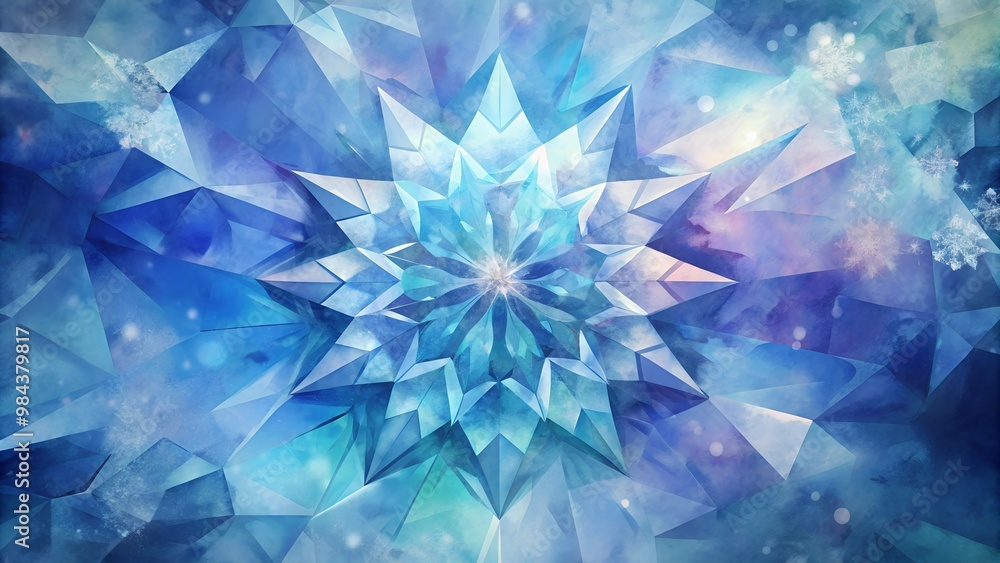 Abstract background with snowflake Abstract background with snowflake