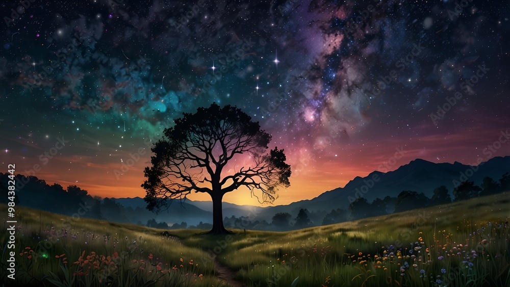 Fototapeta premium 幻想的な風景