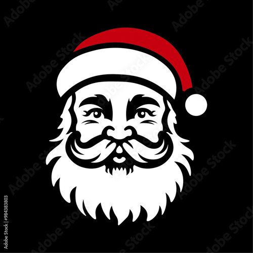 Illustration vectorielle du Père Noël 