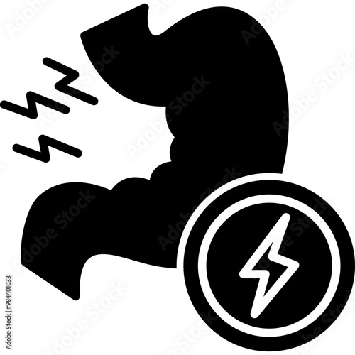 Stomach Pain Icon