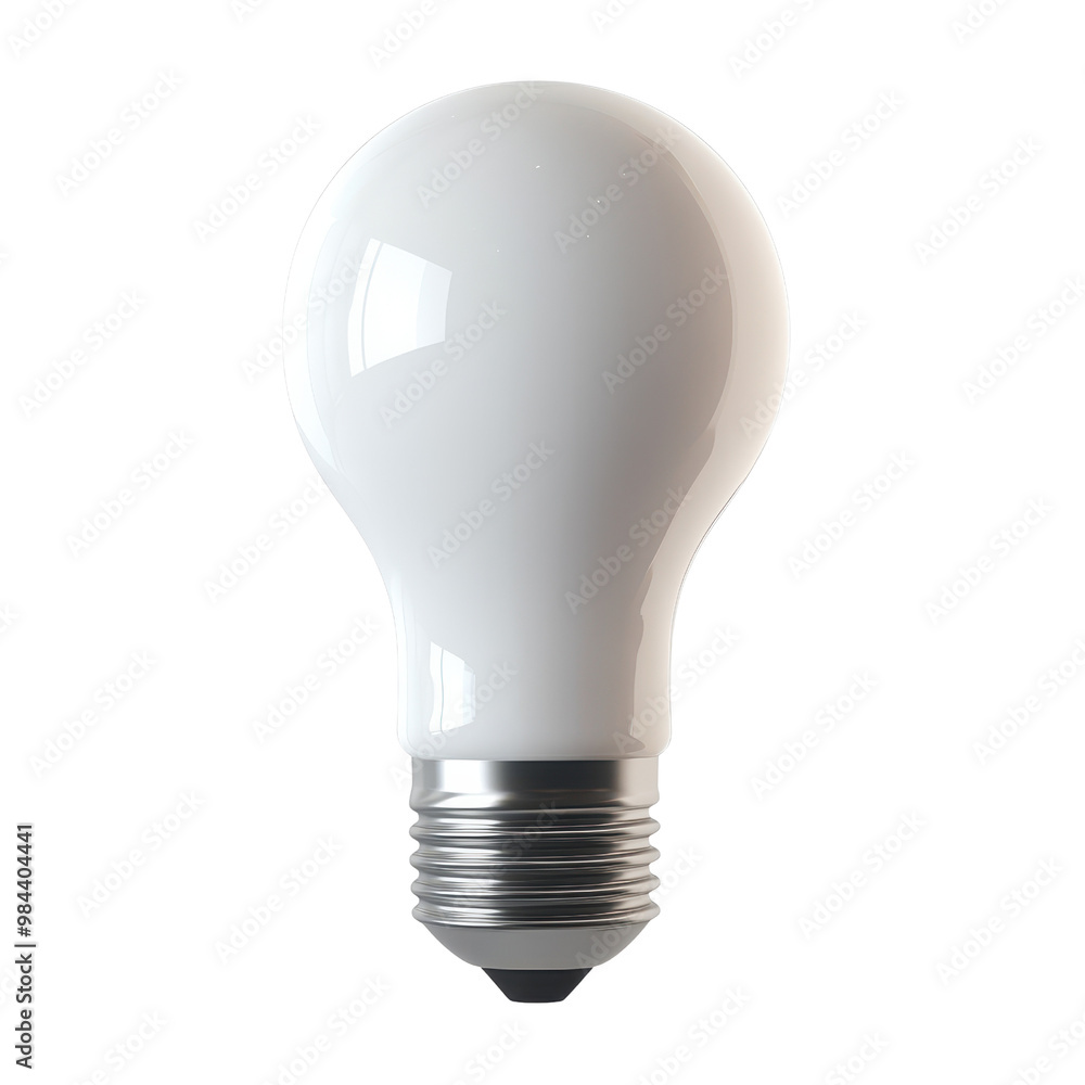 A close-up view of a modern light bulb, symbolizing energy efficiency and innovation in lighting technology., isolated on a transparent background. A close-up view of a modern light bulb, symbolizing energy efficiency and innovation in lighting technology., isolated on a transparent background.