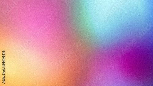 Grainy pink blue orange color gradient background, vibrant poster noise texture banner, cover header backdrop design