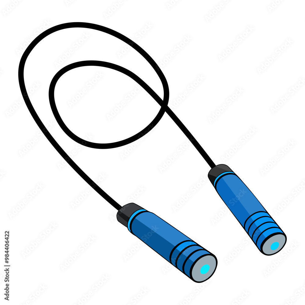 Jump Rope for Kids with Blue Handles Jump Rope for Kids with Blue Handles