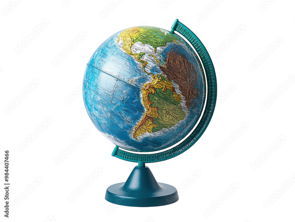 World globe with continents and oceans, detailed map, isolated on white background. PNG transparent. World globe with continents and oceans, detailed map, isolated on white background. PNG transparent.