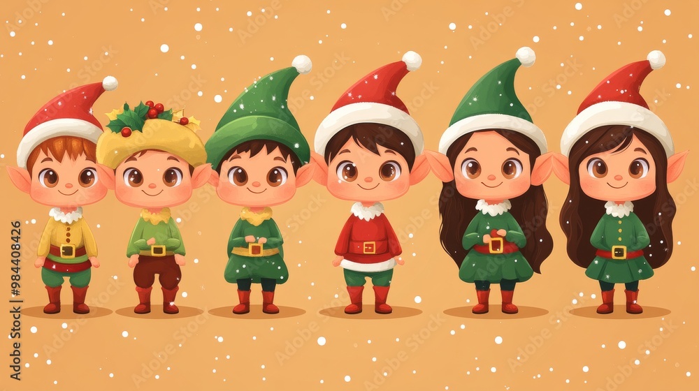 Christmas elf characters Christmas elf characters