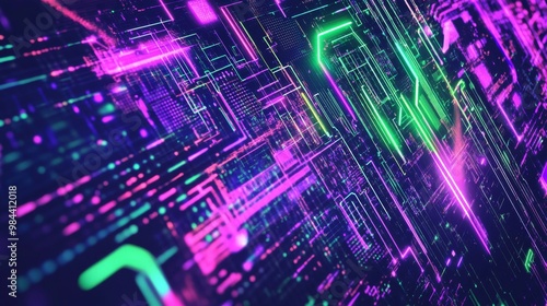 Wallpaper Mural Sleek Cyber Monday Promotional Banner with Modern Digital Art Torontodigital.ca