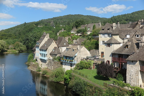 Obraz na płótnie Argentat sur Dordogne w salonie