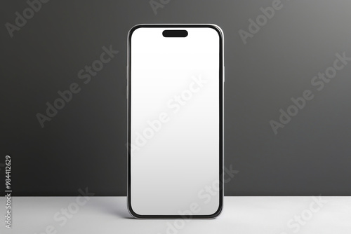 Mobile phone screen png product mockup, transparent design