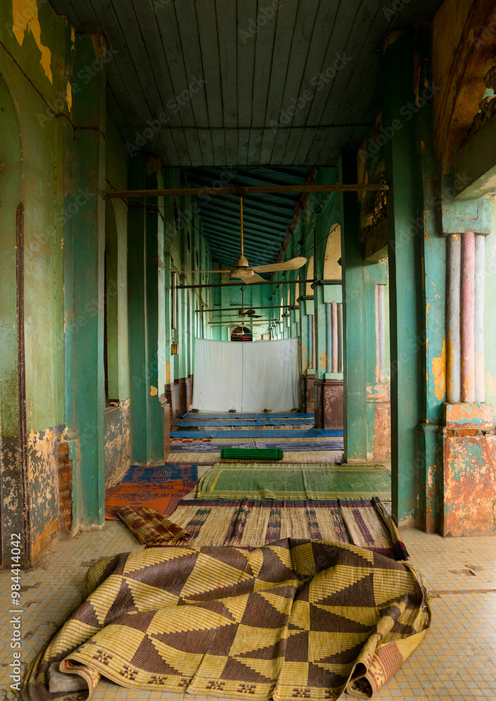 Benin, West Africa, Porto-Novo, praying room outside the great mosque Benin, West Africa, Porto-Novo, praying room outside the great mosque