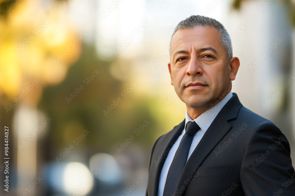 business portrait of a mature middle-aged man in suit outdoors business portrait of a mature middle-aged man in suit outdoors