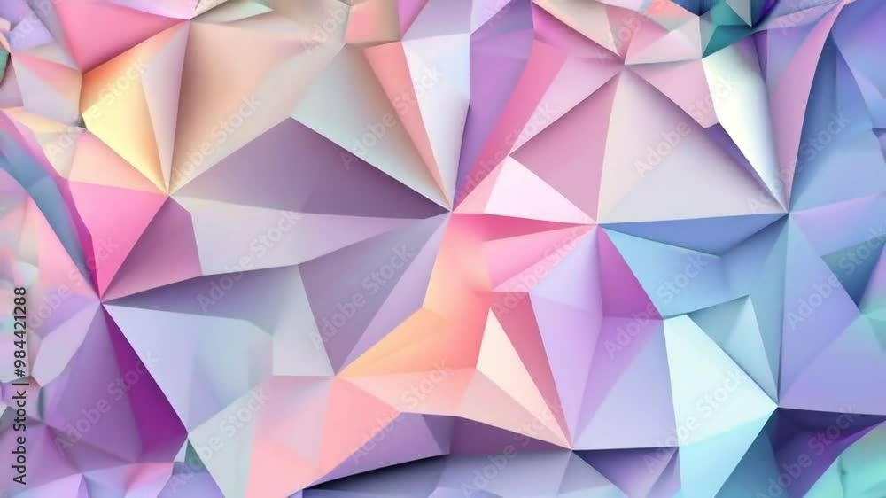 Abstract geometric background with pink, purple, and blue triangles. Abstract geometric background with pink, purple, and blue triangles.