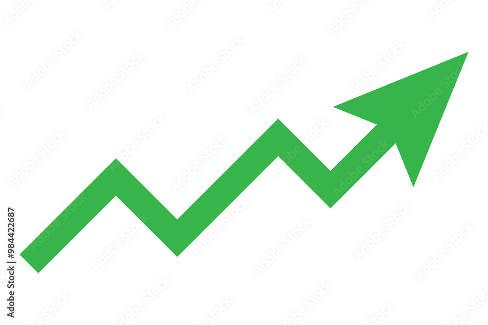 Growth Trend Chart icon vecto set. Profit graph illustration sign collection. up arrow symbol or logo. Growth Trend Chart icon vecto set. Profit graph illustration sign collection. up arrow symbol or logo.