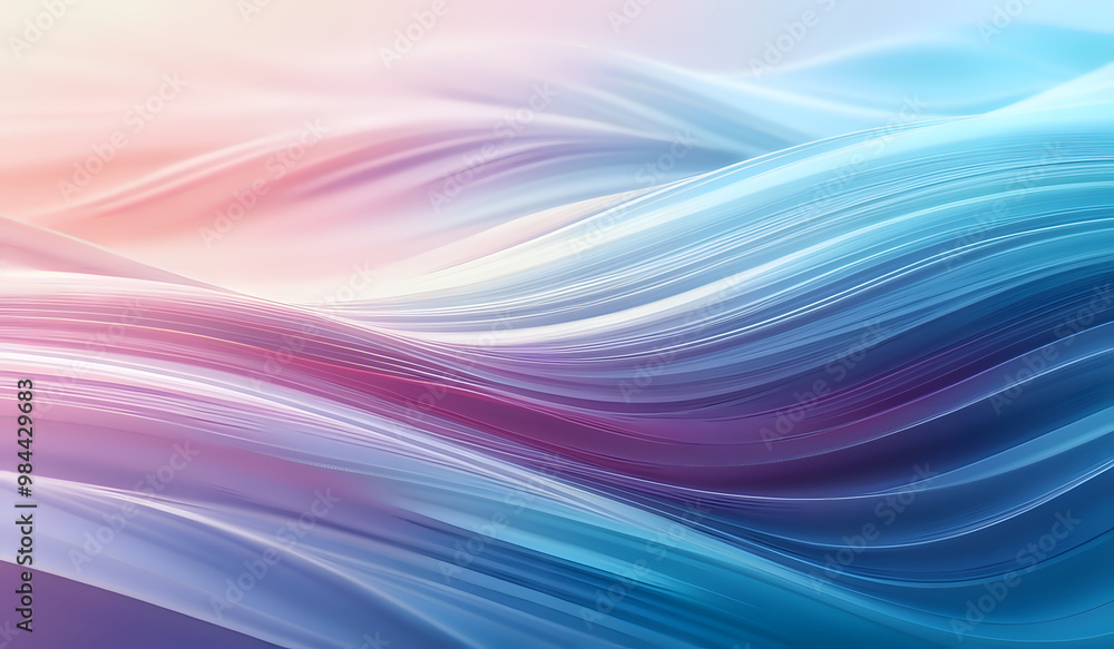 Abstract wavy background with soft flowing relaxing tranquil waves Abstract wavy background with soft flowing relaxing tranquil waves