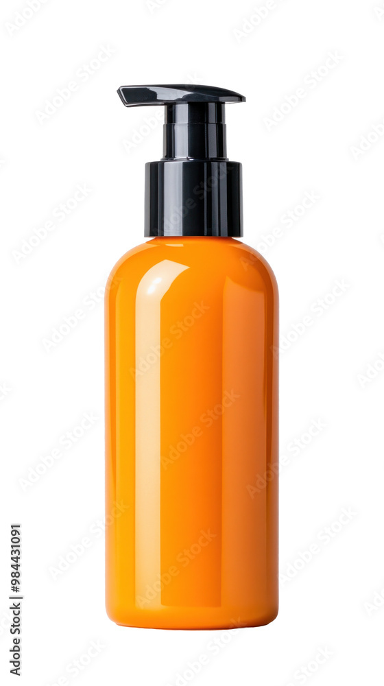A bottle of sunscreen, isolate on transparent background A bottle of sunscreen, isolate on transparent background