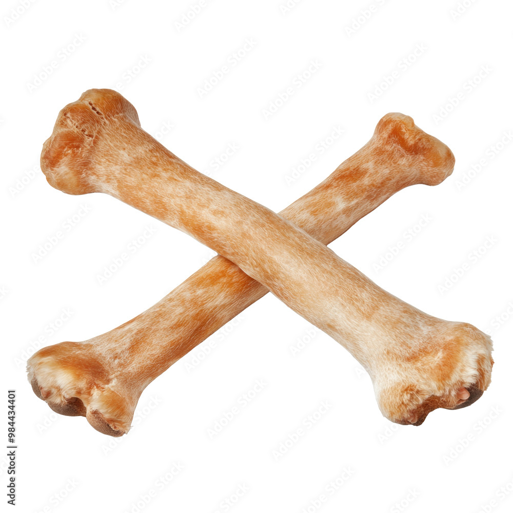 A dog bone, isolate on transparent background A dog bone, isolate on transparent background