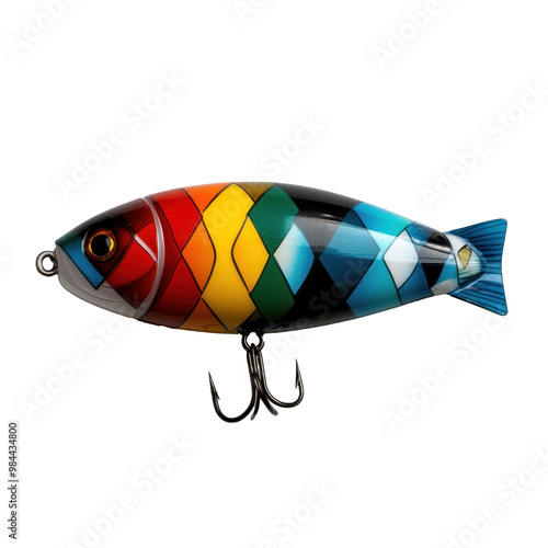 A fishing lure, isolate on transparent background