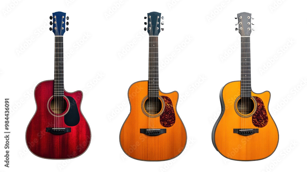 Fototapeta premium A guitar capo, isolate on transparent background