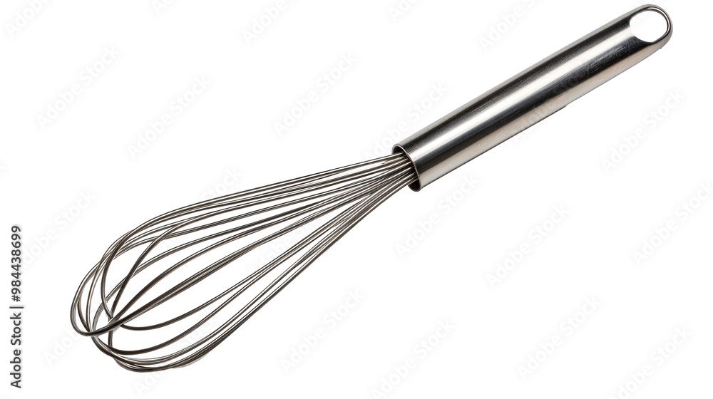 A metal whisk, isolate on transparent background A metal whisk, isolate on transparent background