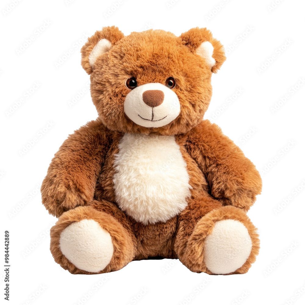 Obraz premium A teddy bear, isolate on transparent background
