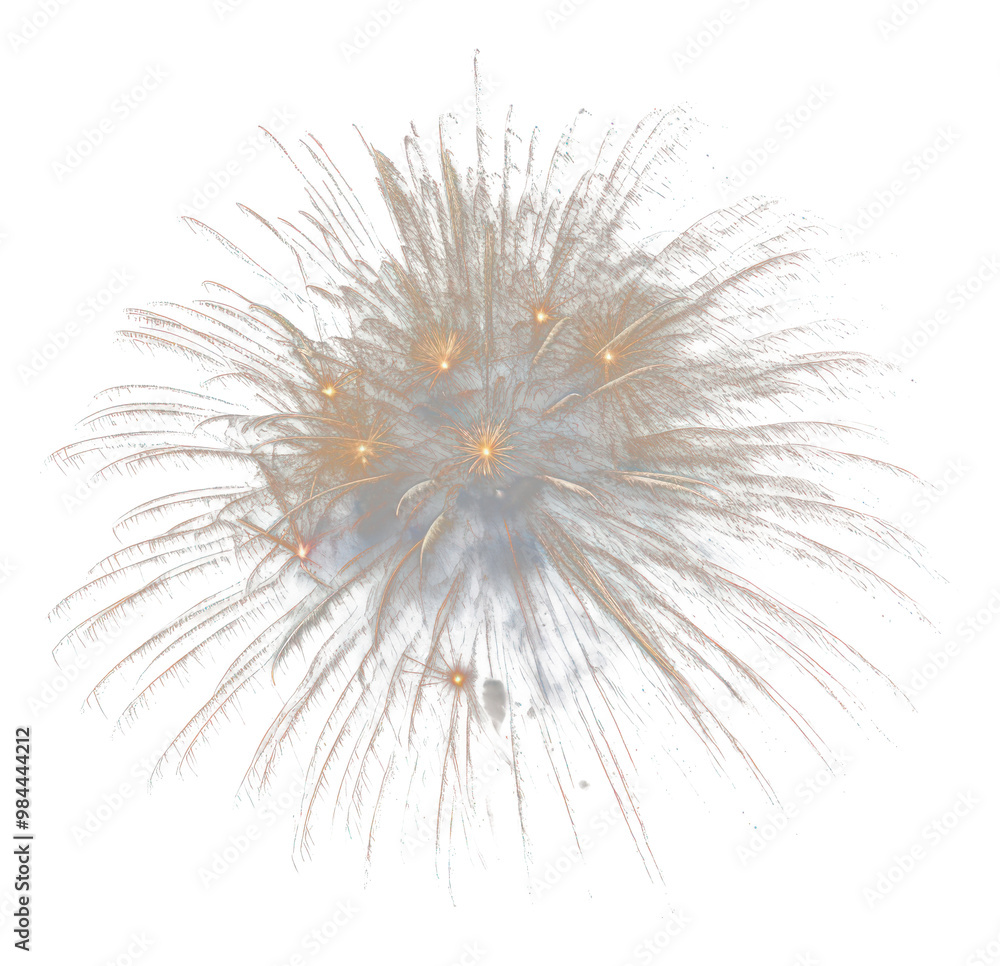 Fototapeta premium PNG Fireworks black background illuminated celebration.
