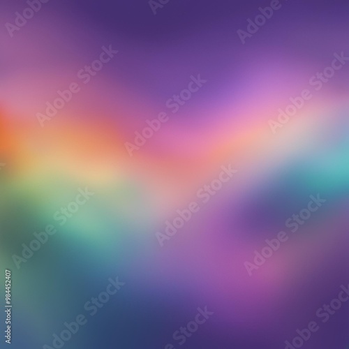 Blurred gradient wallpaper with mixed shades of purple, blue, orange, and green 