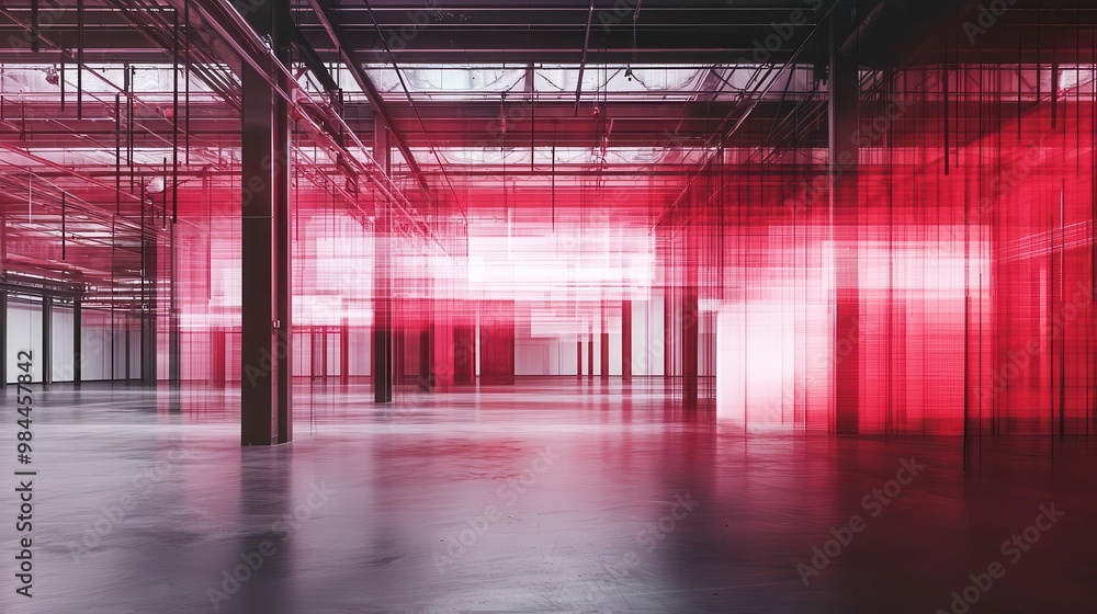 Fototapeta premium Industrial automation powered by sensors and advanced technology