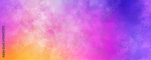 Art Neon Watercolor Gradient Social Media Background