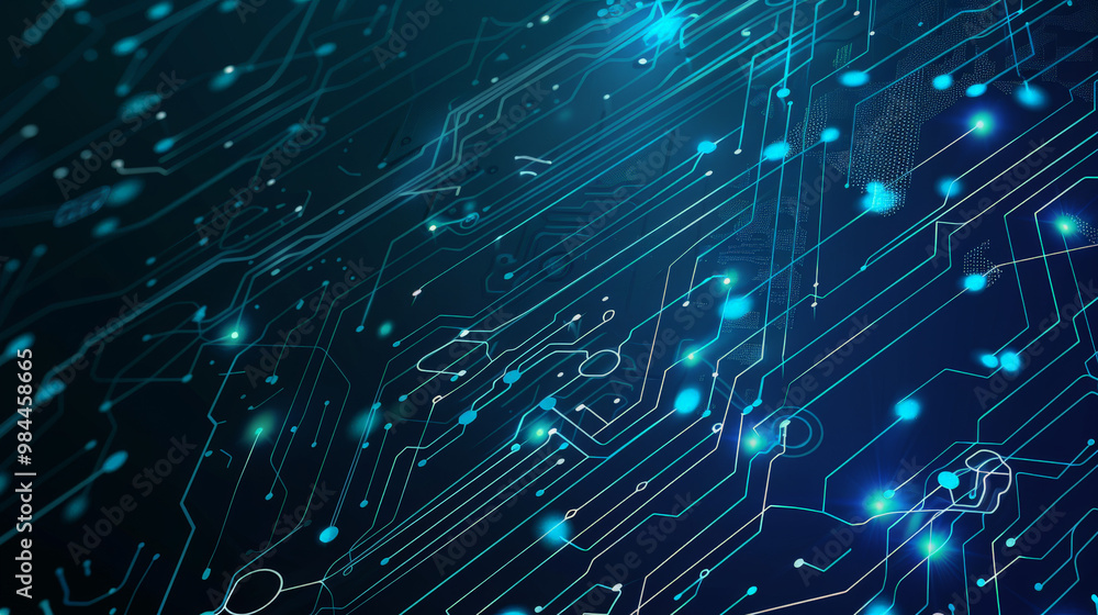 Obraz premium circuit board background