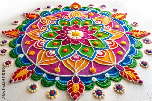 Colorful Rangoli Design