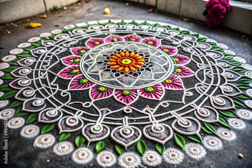 Colorful Rangoli Design