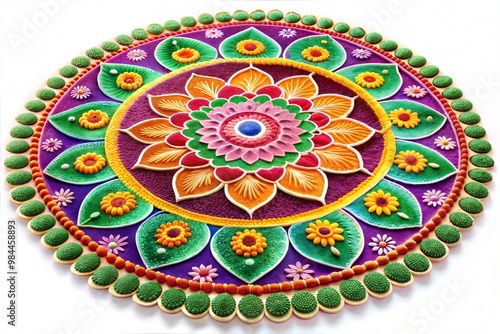 Colorful Rangoli Design