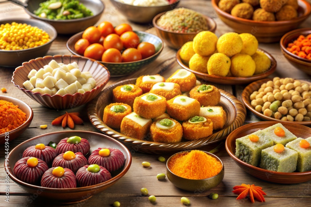 Assortment of Indian Sweets for Diwali Assortment of Indian Sweets for Diwali