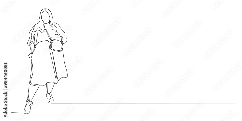 continuous line drawing of fashion fat woman.one line drawing of fat woman dressed in fashionable clothes hanging out.single line vector illustration.isolated white background continuous line drawing of fashion fat woman.one line drawing of fat woman dressed in fashionable clothes hanging out.single line vector illustration.isolated white background