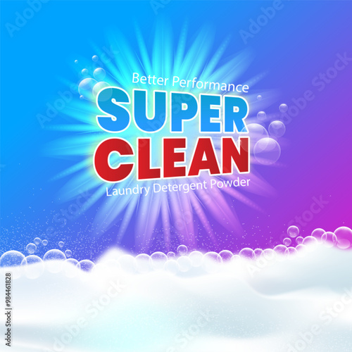 Detergent powder packet design