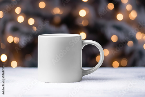 PNG coffee mug mockup, transparent design