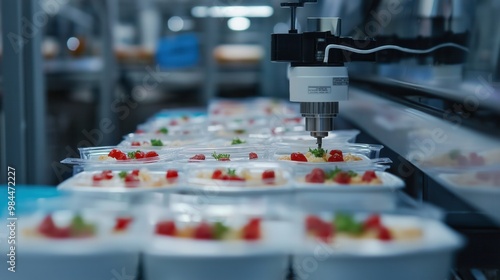 Automated Food Packaging in Modern Production Line